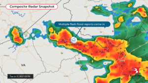 Radar snapshot VA flood reports (en anglais)