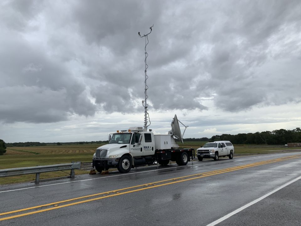 MAX positionné près de Lake Charles, LA pendant l'ouragan Laura.